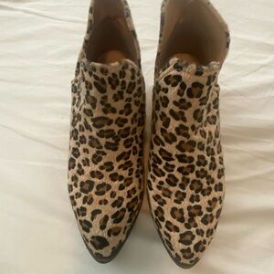 Chinese Laundry Leopard Print Ankle Boots